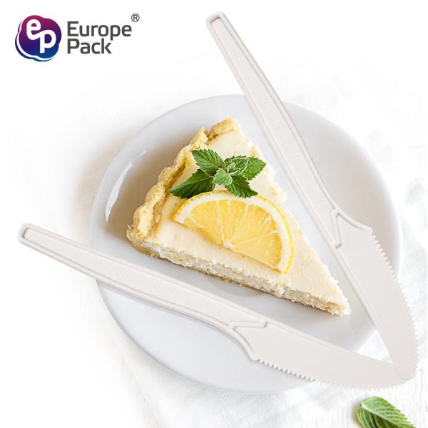 Eco friendly starch plastic tableware degradable cutter cake knife