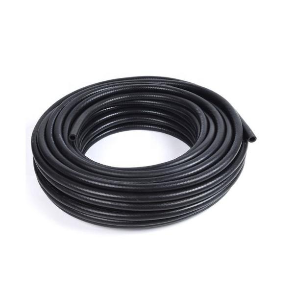 Automotive Extruder Silicone Rubber Hoses 50mm , SAE 30R7 Fuel Line Hose Black Flexible