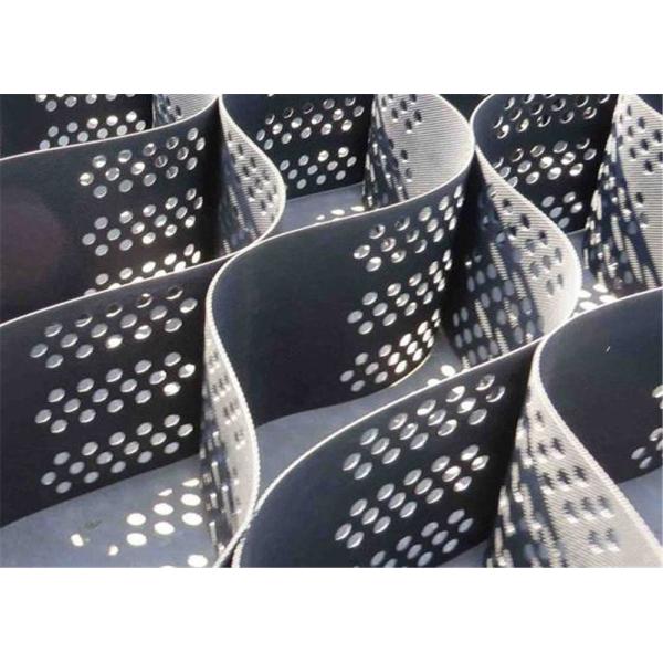 Soil Reinforcement Hdpe Geocell Smooth Textured Perforated Plastic