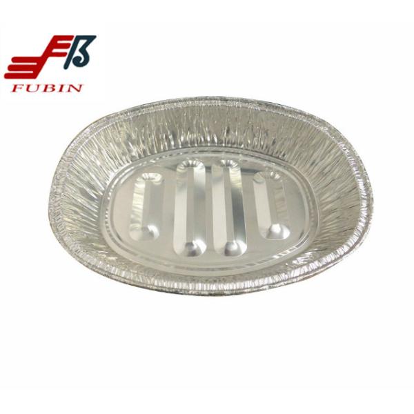 FDA Oval Foil Trays 7800ml Microwave Oven Aluminum Tray
