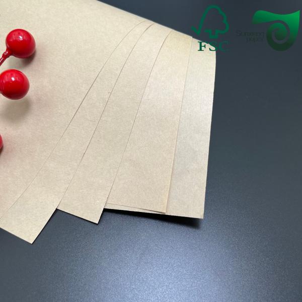 Double Sided Silicone Brown Baking Parchment Jumbo Rolls Kraft Paper Board 30gsm  40gsm