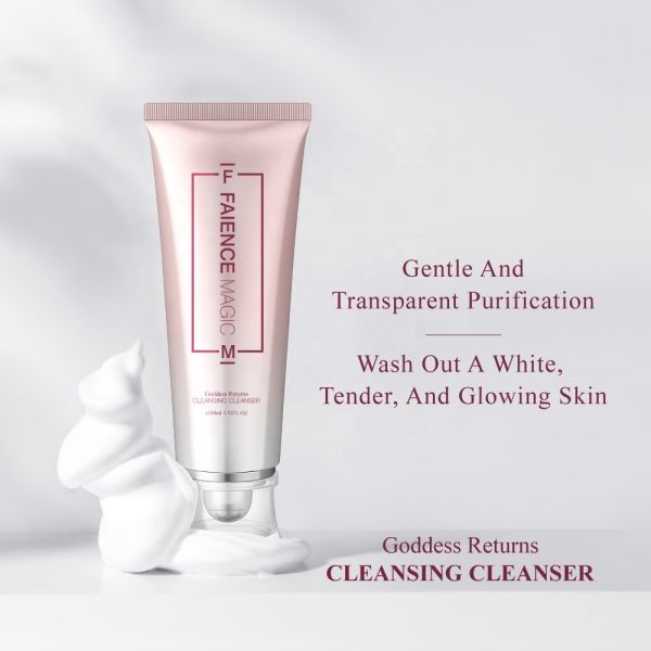 Factory Customized Organic Cream Skincare Hyaluronic Acid Anti-Wrinkle Facial Cleanser Magic Moisturizing Whitening Face Wash