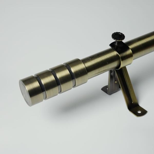 KIEI EP-053 Curtain Rod Hot Sale Luxury Adjustable Pole Hardware Precision Manufacturing Simple Style