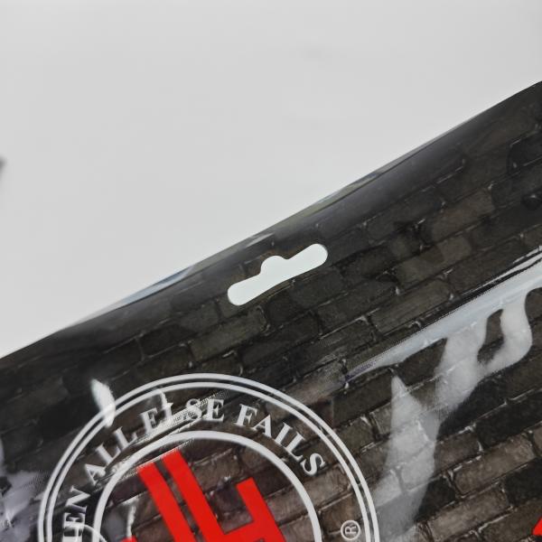 High Quality Custom Printed Glossy Surface Fishing Bait Packaging Plastic Bag  3 Side Seal Bags With Euro Hole