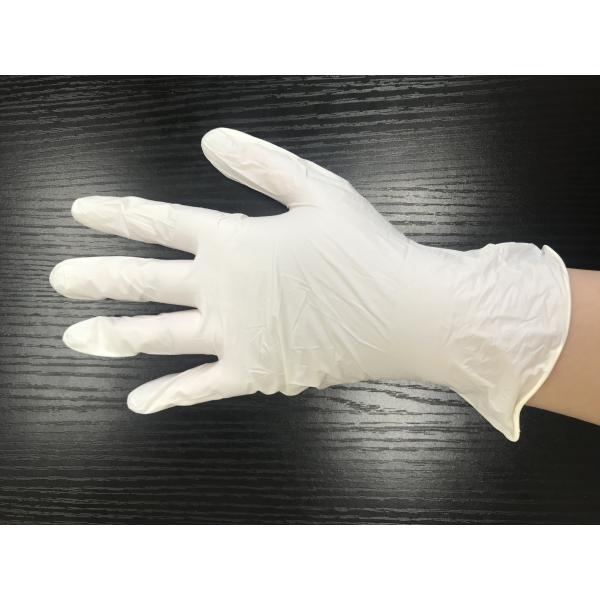 Medical Stretch Creamy Powder Free Vinyl Gloves 240mm Length 5 Years Shelf Life