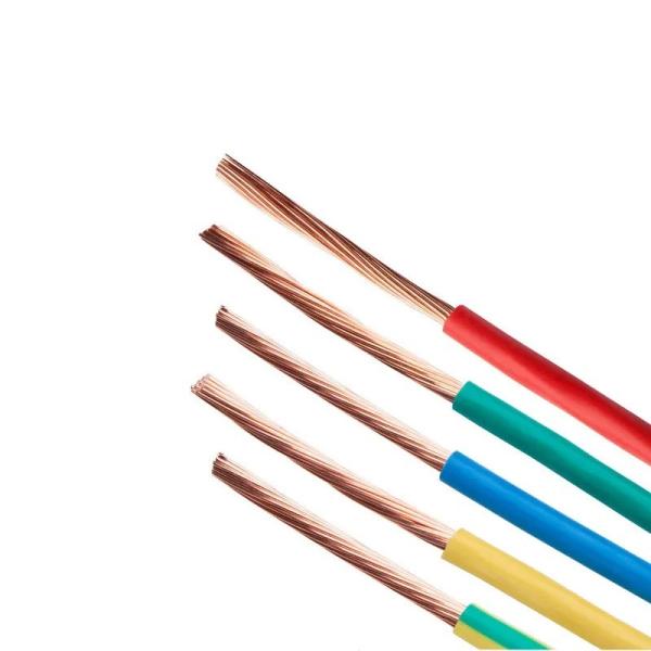 BV/BVR 450/750V 70C 1.5mm 2.5mm 4mm 6mm Single/Stranded Bare Copper House Wire para casa
