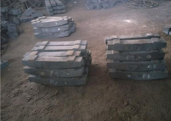 Chrome-Moly Steel End Clamp Bar C0.8-0.9 for cement mill and mine mill