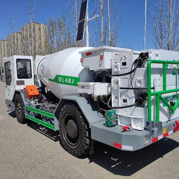                  Eco Friendly Mining Equipment 4 Cbm Wl4bj Battery Driven Concrete Mixer Truck for Sale             