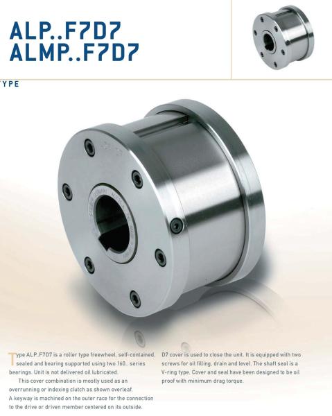 Changzhou Make AL15KMSD2/AL35KMSD2 one way roller overrunning clutch