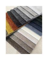 Tissu chenille tissé 100% polyester lavable en machine pour coussin de canapé