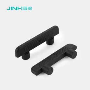 Jh-4047 Abs Plastic Furniture Shelf Pins, 39.6mm Length X 3.3mm Width, Black Jh3 Type Male Connector For 15mm+ Board Thickness, Durable Layer Board Fixing Pin
