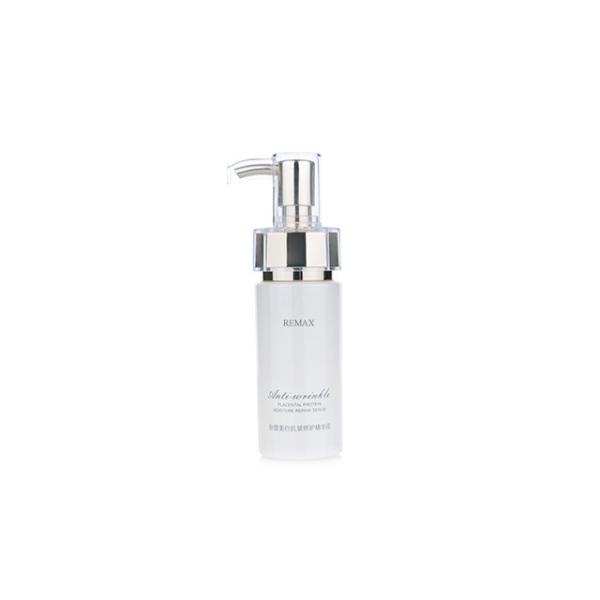 40 ml/120 ml/140 ml/50 g Vidro Transparente cilíndrico Liso com Golde bomba para frasco de embalagem cosmética