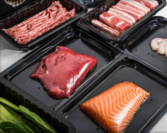 Fully Automatic Vertical Modified Atmosphere Sealer DQ480L-E with Food Grade 304 Stainless Steel and 6061 Anodized Aluminum Mold for Automatic Packaging