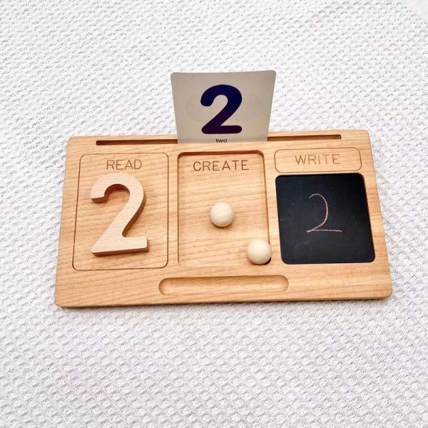 Montessori Educación Infantil Juguetes Tablero de seguimiento de números Aprendizaje de caligrafía Entrenamiento de caligrafía Tablero de escritura