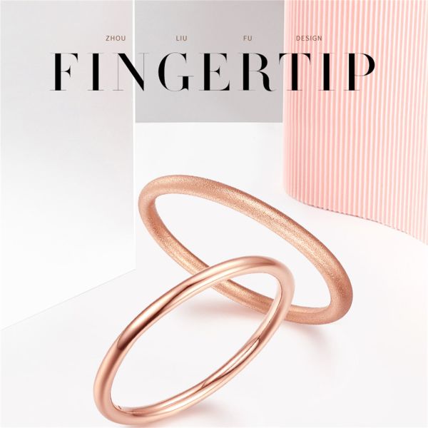 Bandas Minimalistas de Oro de 18K