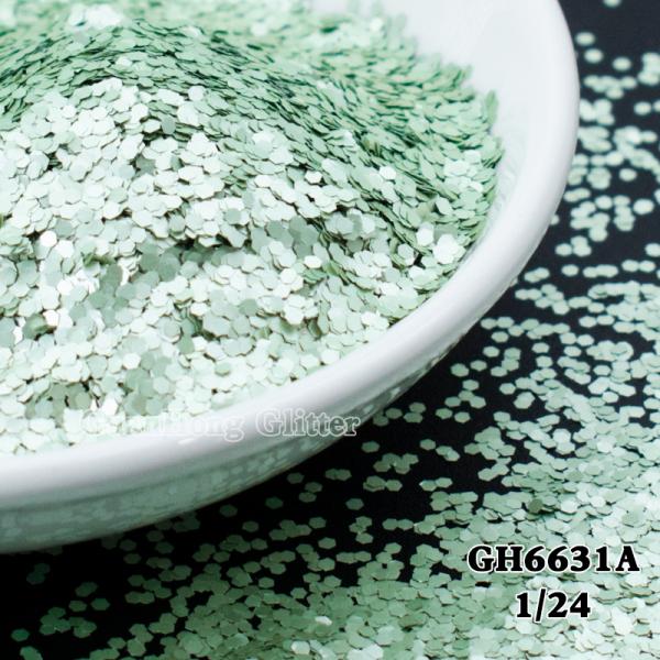 Solvent Resistance Matte Aluminum Glitter Powder Injection Paillette Holographic For Body