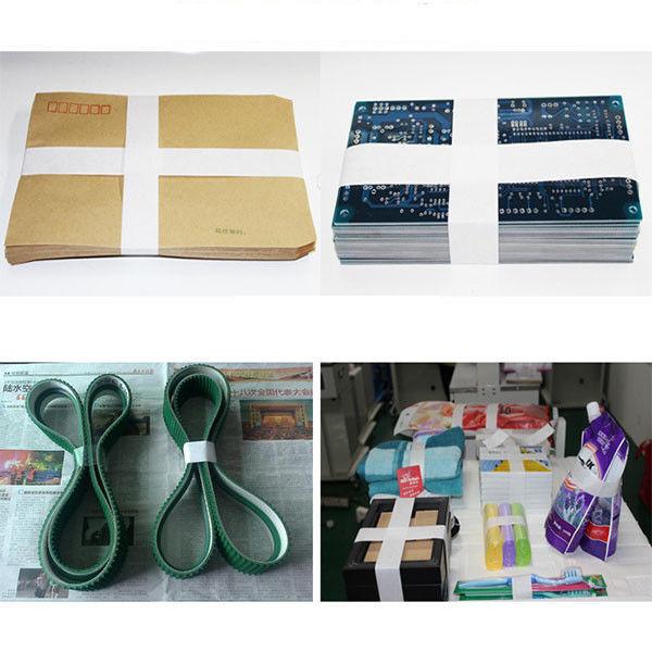 White Paper Band Strap Money Band Kraft Paper Banding Tape For Bank Machine