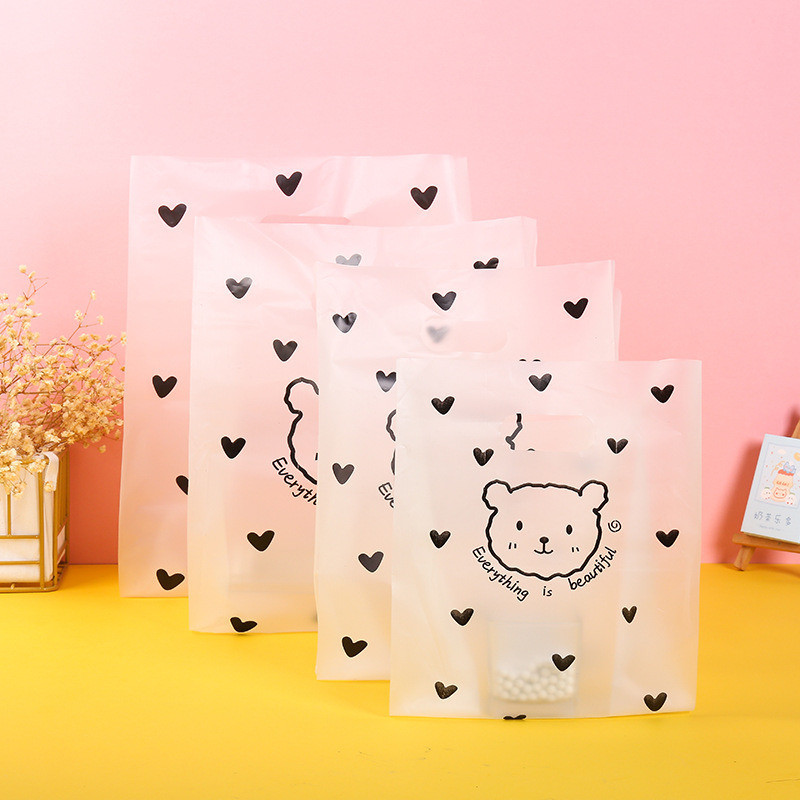 PE Plastic Vest Bags for Supermarket Shopping Package Size 32.00cm * 20.00cm * 10.00cm