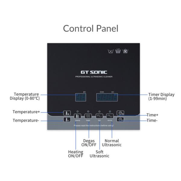 ультразвуковой танк нержавеющей стали уборщика 20L фрукта и овоща 40KHz для глубокой чистки
