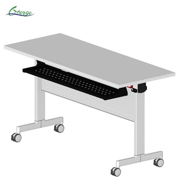 Customize Your Folding Table with 1.5mm Cold Rolled Steel Leg Wooden Furniture