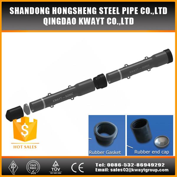 Popular push fit type sonic pipe,50mm sonic pipe,Sonic Logging Tubes in Pile Cages