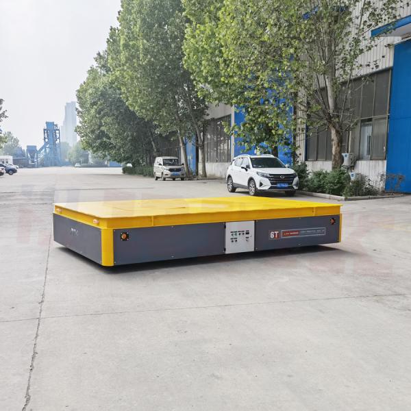6 carros elétricos do transporte da roda de Ton Electric Transfer Platform Rubber