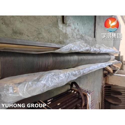 SS409 Integral Low Serrated Finned Tube Helical ASTM A312 TP347