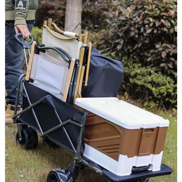 High Powered Off Road Sit Down Electric Wagon Cart / Electric Pull Wagon