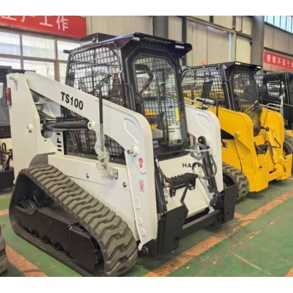 1200kgトラック スキッドステアTS100 カミンズエンジンとアタッチメント 販売