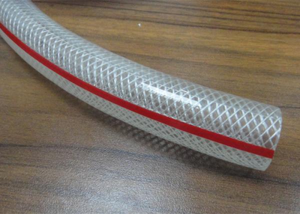 PVC Braided Hose / Food Grade Transparent Fiber Reinforced Braided Net Pipe Tubing