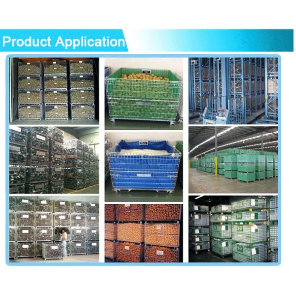 Складывая логистическая клетка хранения безопасностью для финиша мастерской покрытого порошком