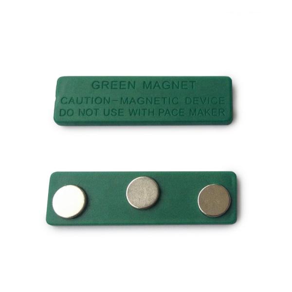 Strong Holding Force Metal Plastic Magnetic Name Badge N35 Neodymium