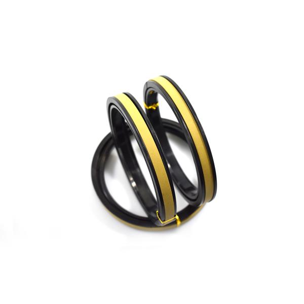 Brown PTFE Bronze NBR POM Ring SPGW Back Up Ring For Excavator Hydraulic Cylinders