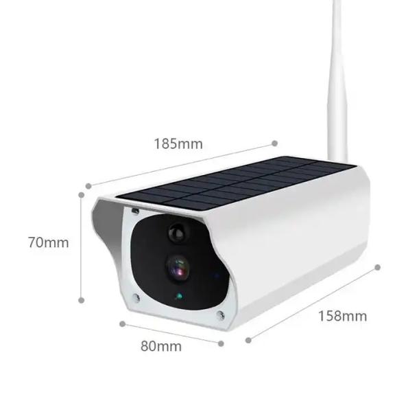 1080P HD Solar Panel Security Camera Horizontal 92 Degree Waterproof