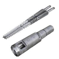 Tornillo de barril extrusor cónico