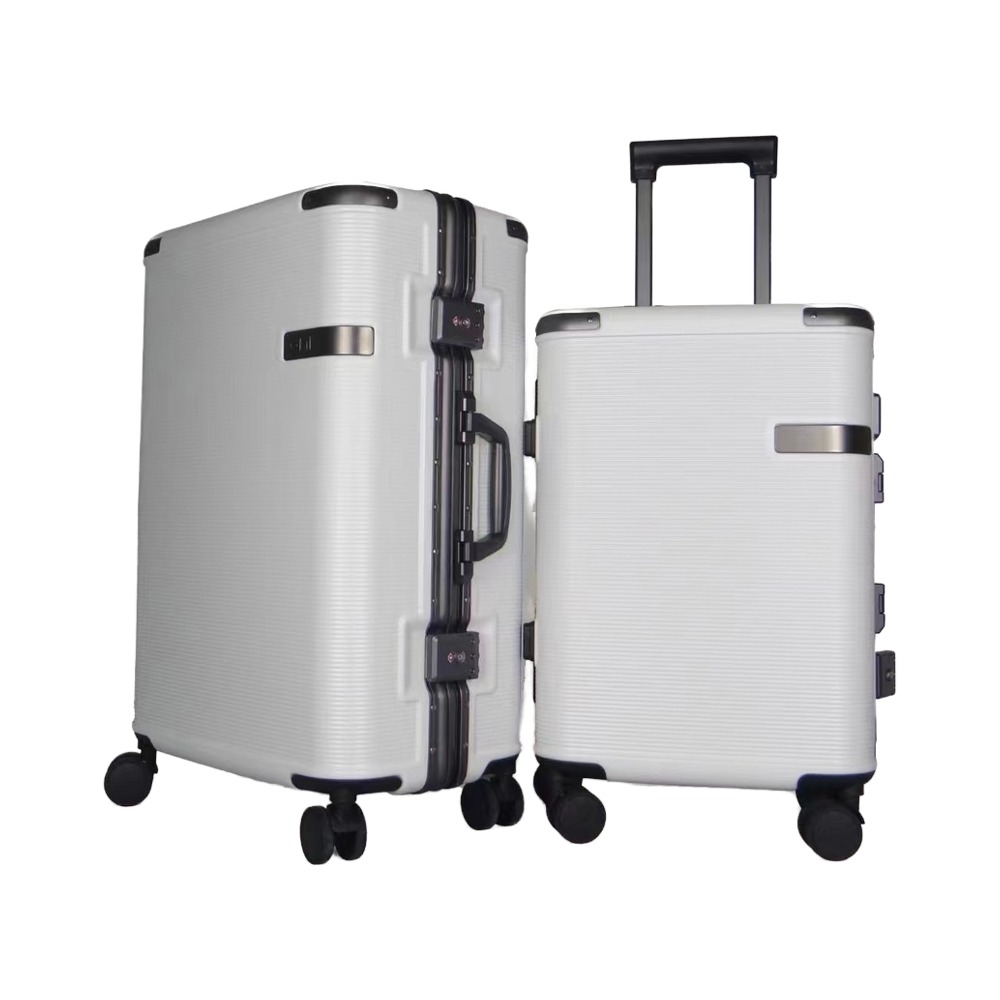 Unisex Stylish Large Capacity PC Carry-On Luggage High Quality Business Travel Bag Durable Spinner Caster Lock Classic Style