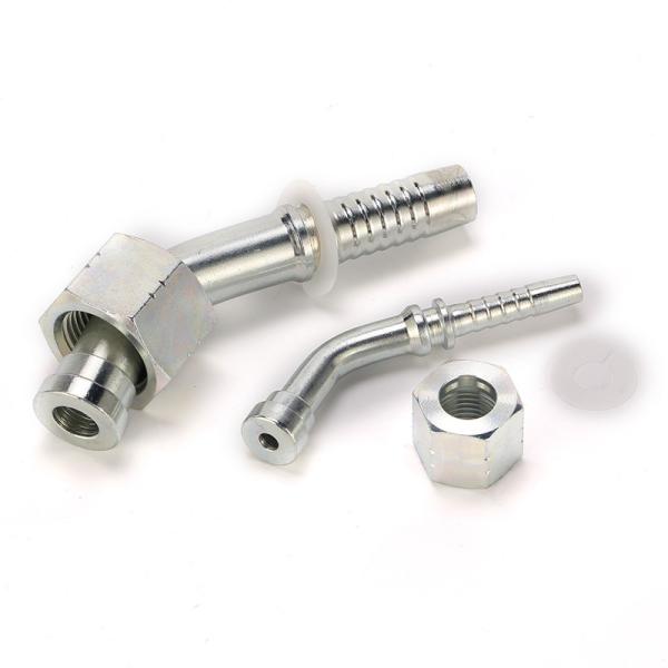 Custom High Pressure Hydraulic Fluid Hose Straight Elbow Pipe Fittings