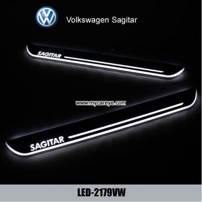 Volkswagen Sagitar car welcome light led Moving Door sill Scuff Pedal Lights
