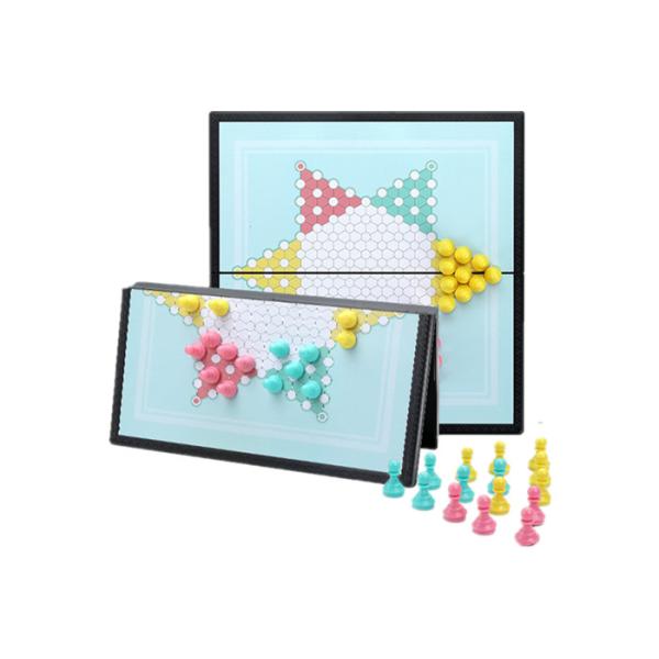 Educational Portable Folding Magnetic Activity Set Travel Chess Board Game Reusable Durable Customizable Logo Design