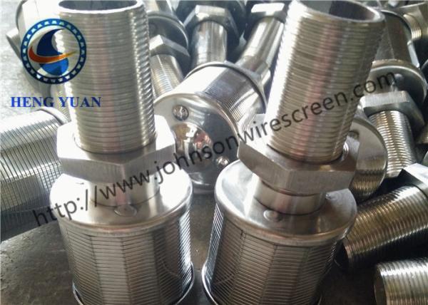 Taxa de grande abertura do tratamento forte de Johnson Slotted Filter Nozzles Water