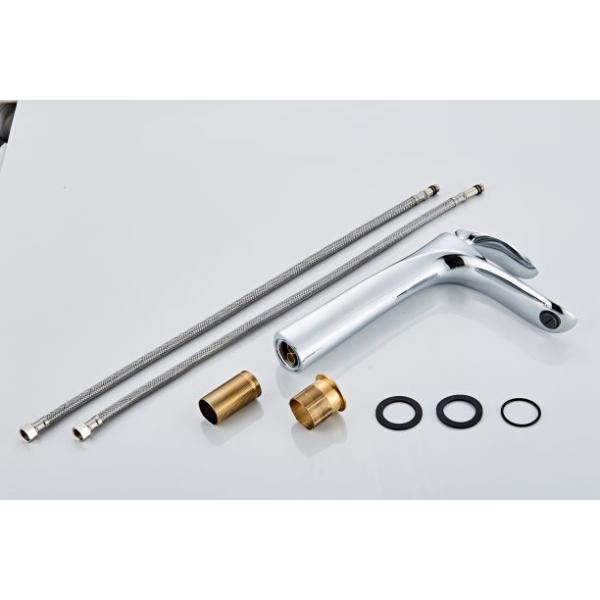 Single Hole 12L/Min Hot Cold Water Wash Basin Faucet