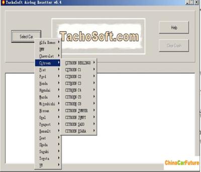 Modelos do ECU da bolsa a ar da tampa 450 do software diagnóstico de Resetter V6.4 da bolsa a ar de Tachosoft auto