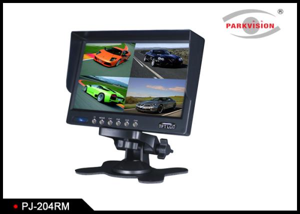 DC 12V Bus Monitoring System Built - In Speaker With 4 - Way Video / Audio Inputs