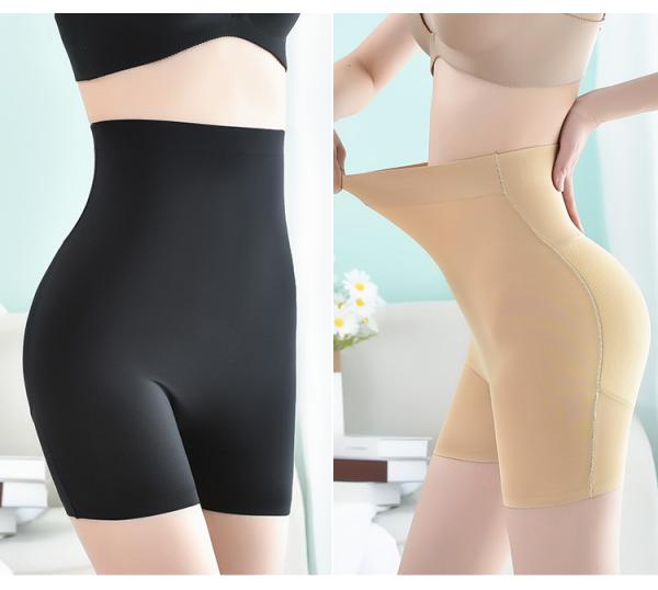 Seamless High Waist Body Shaper Panty For Women Black Shaping Buttock Slimming Shorts