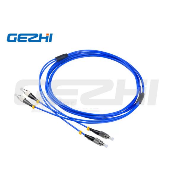 Armored Fiber Optic Patch Cord with Steel Tape Armor, Pressure Resistance, and Low Insertion Loss for Optical Communication
