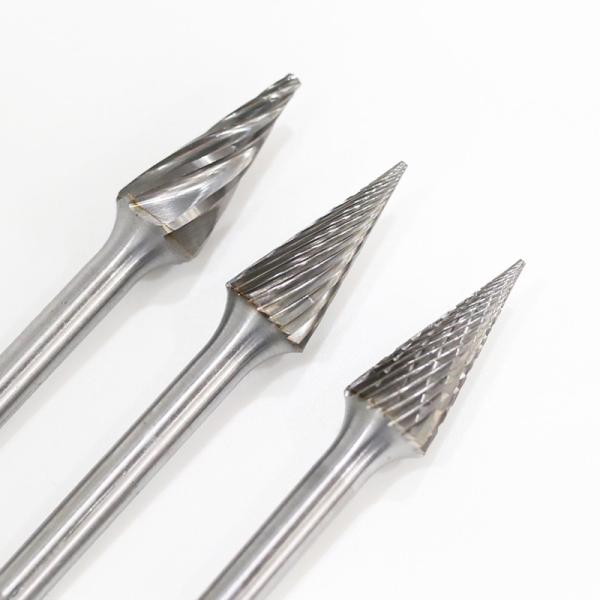 Carbure de tungstène rotatif en forme de F SF-5M à double coupe