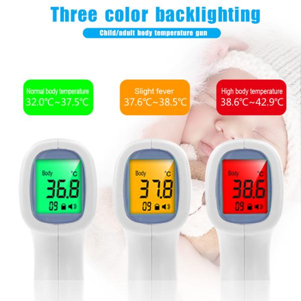 CE Blue Non Contact Infrared Thermometer Forehead