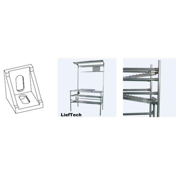 European Standard Tubing Aluminium Pipe Connectors Die Cast Bracket