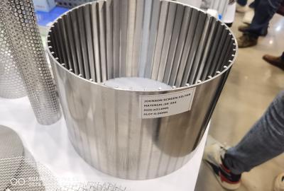 Filtro de tela de fio de cunha de aço inoxidável com técnica de soldagem completa