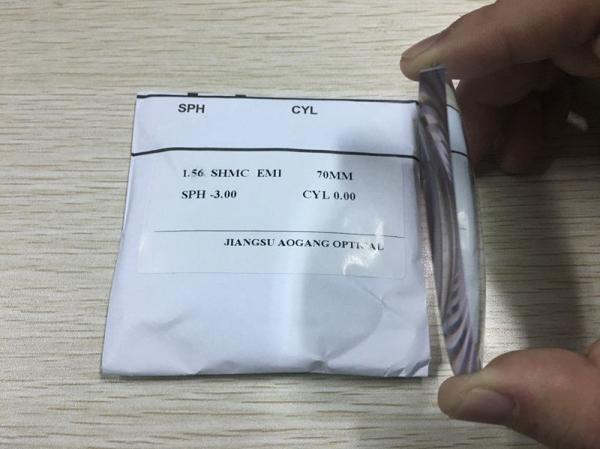 Single Vision Prescription Eyeglass Lenses 1.56 Mid Index Hydrophobic / Crazil Coating